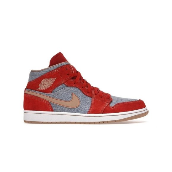 Air Jordan 1 Mid \'Denim Red\' DM4352-600 main image 3